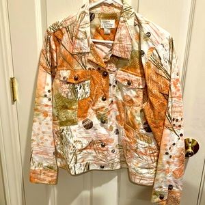 Newsprint Jean Jeacket